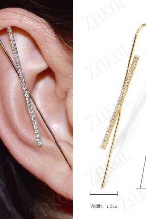 Zirconia Stud Earrings