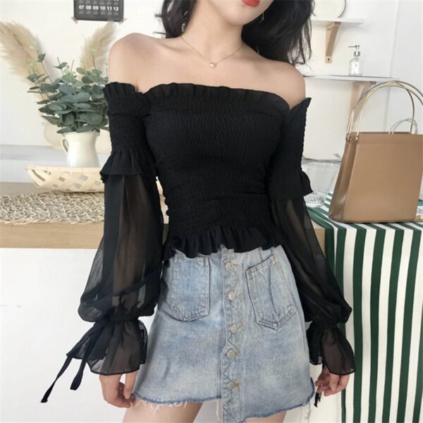 Pleated Bow Tops