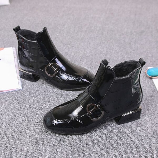 Block Ankle Boots