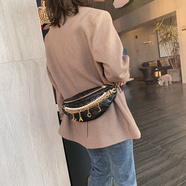 Gold Letters Fanny Pack