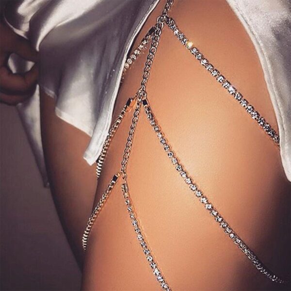 Leg Rhinestone Chain