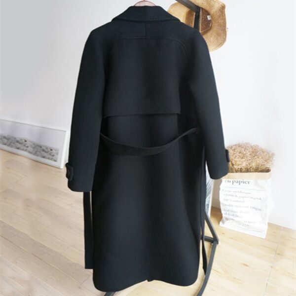 Winter Black Woolen Coat