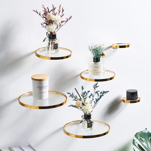 Golden Glass Shelf