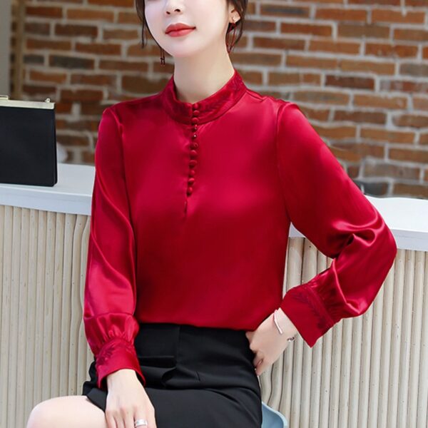 Elegant Long Sleeve Blouse