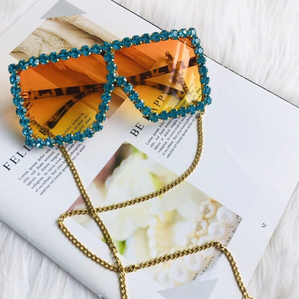 Transparent Big Square Sunglasses