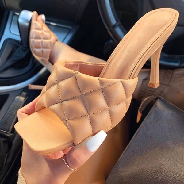 Quilted Mule Heels