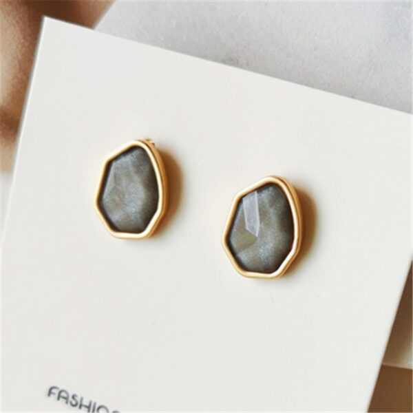 Polygonal Stud Earring