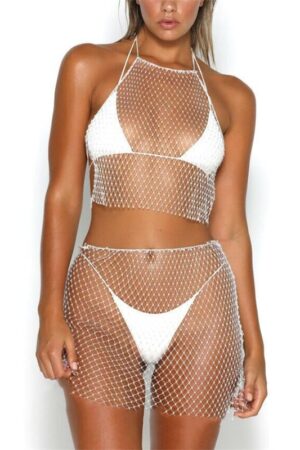 Sexy Mesh Bikini Cover Up