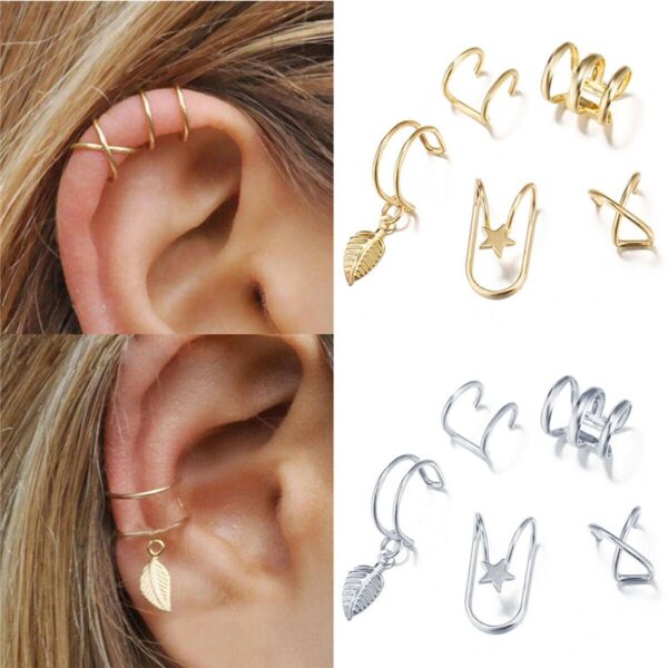 5Pcs/Set Ear Cuff