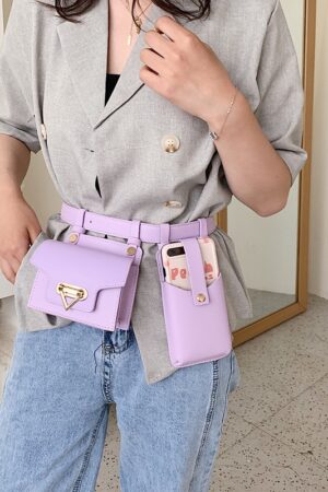 2PCS Designer Belt Bag