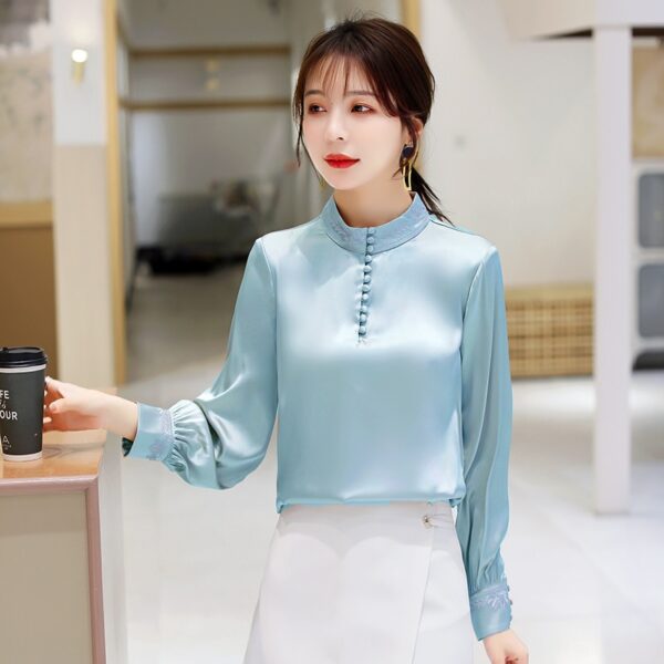 Elegant Long Sleeve Blouse