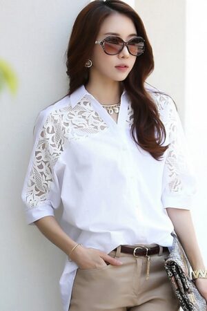 Cotton Lace Shirt