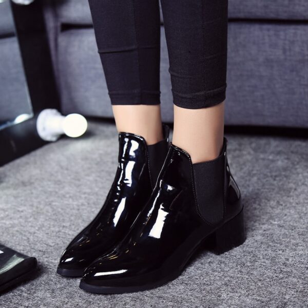 Elastic Ankle Boots