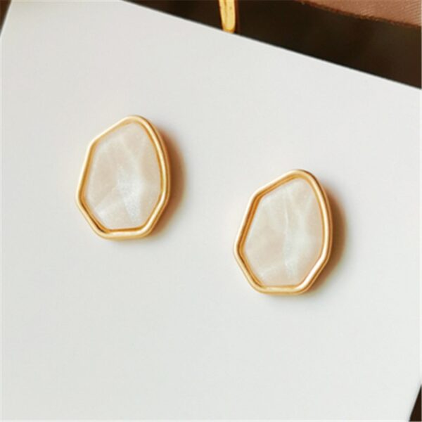 Polygonal Stud Earring