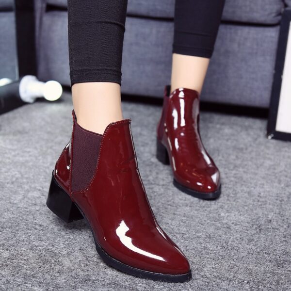 Elastic Ankle Boots