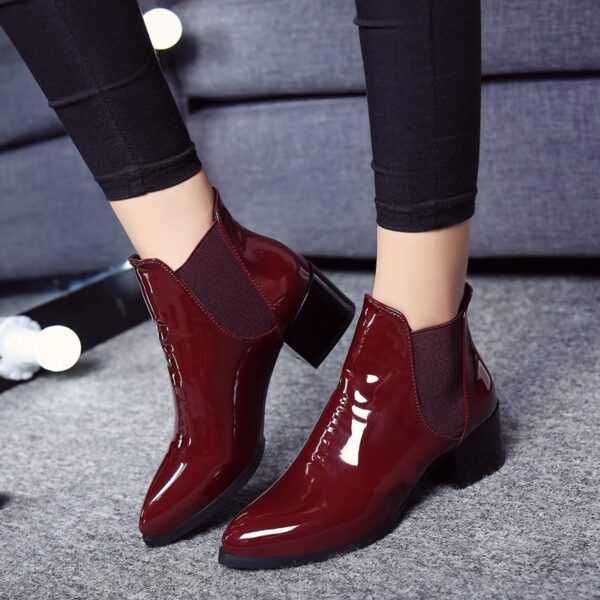 Elastic Ankle Boots