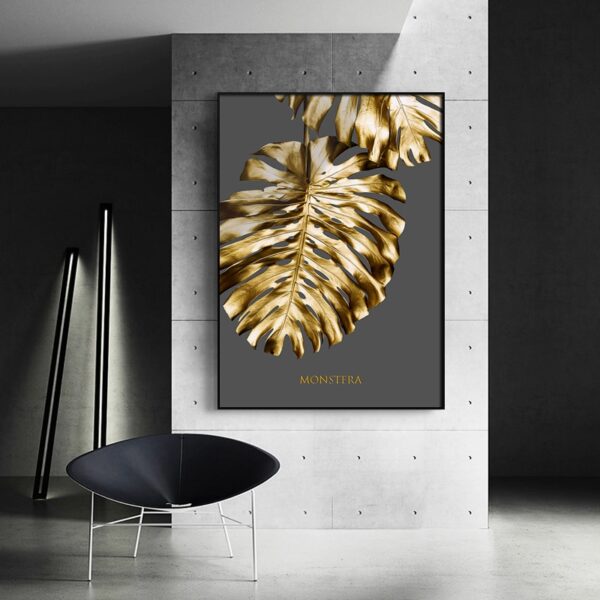 Abstract Leaf Wall Art