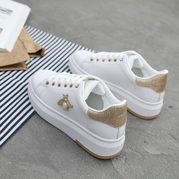 Rhinestone White Sneakers