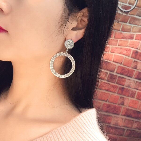 Circle Precision Inlay Earrings