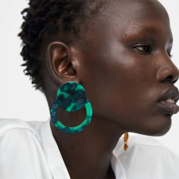 Acrylic Acetate Drop Earrings