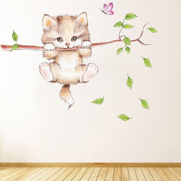 Cute Cat Wall Stickers