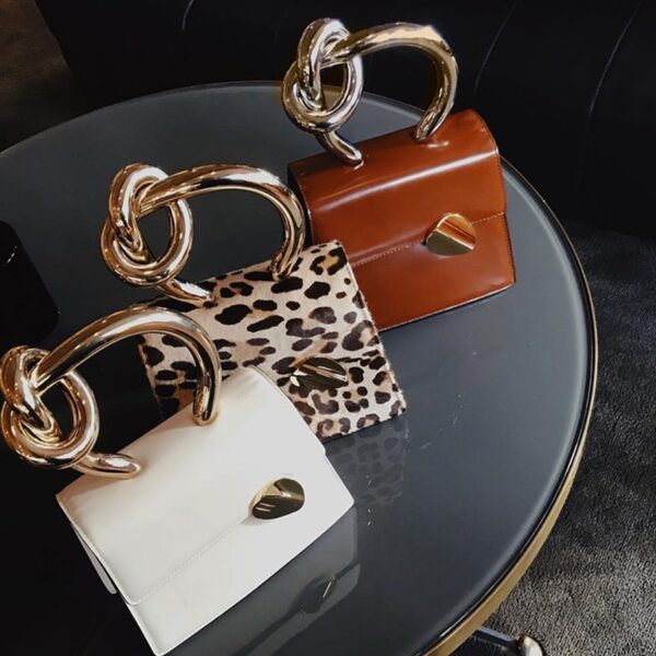 Metal Handle Handbags