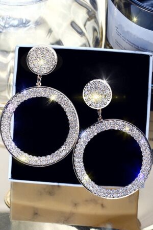 Circle Precision Inlay Earrings