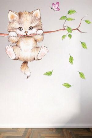 Cute Cat Wall Stickers