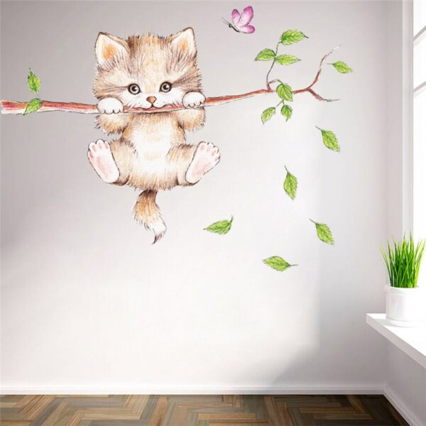 Cute Cat Wall Stickers