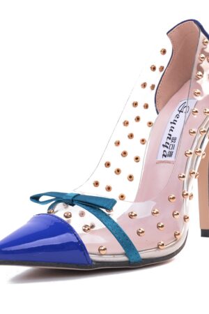 Transparent Rivet Heel