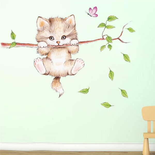 Cute Cat Wall Stickers