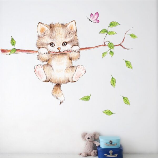 Cute Cat Wall Stickers