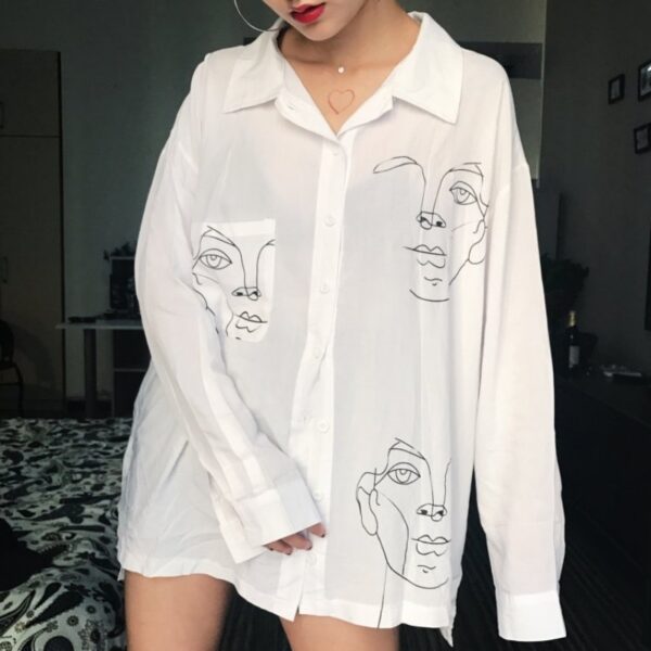 Cartoon Face Shirt