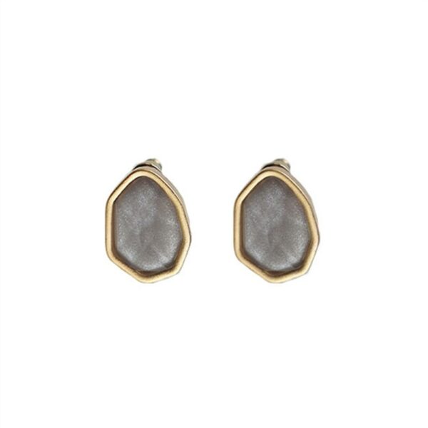 Polygonal Stud Earring