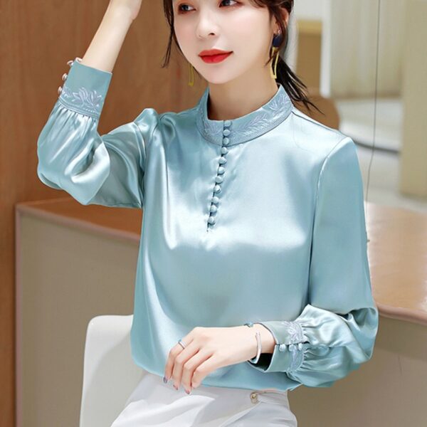 Elegant Long Sleeve Blouse