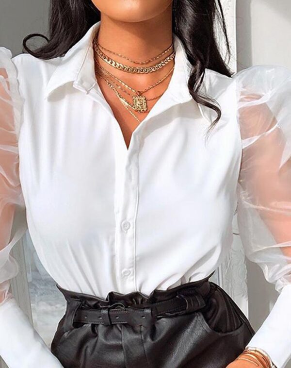 Bubble Sleeve Blouses