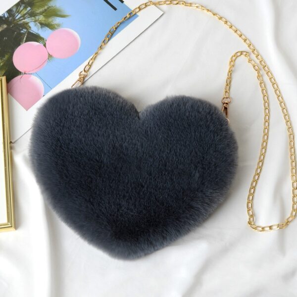 Rabbit Fur Love Bag