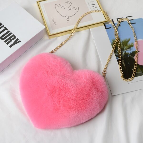 Rabbit Fur Love Bag