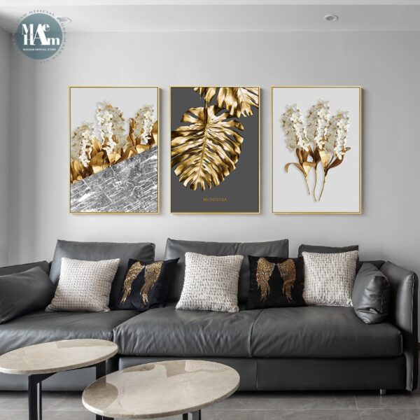 Abstract Leaf Wall Art