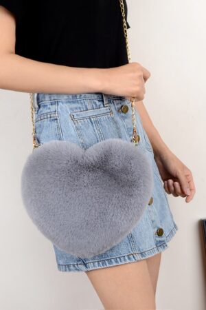 Rabbit Fur Love Bag