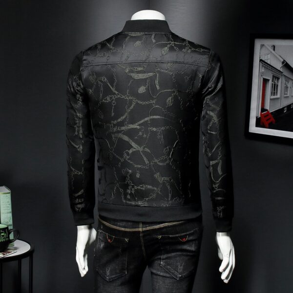 Jacquard Bomber Jacket