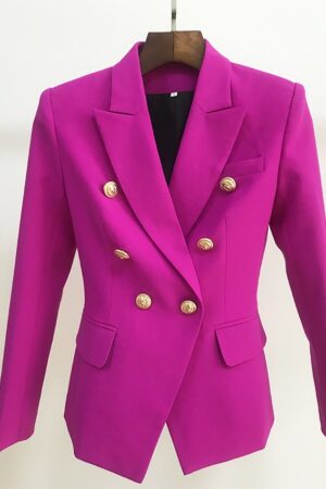 Lion Buttons Blazer Jacket