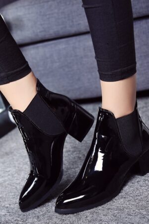 Elastic Ankle Boots