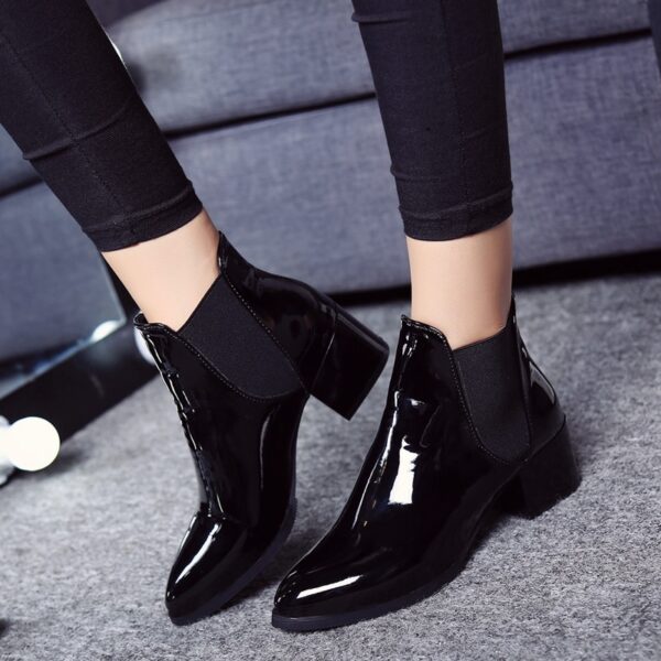 Elastic Ankle Boots