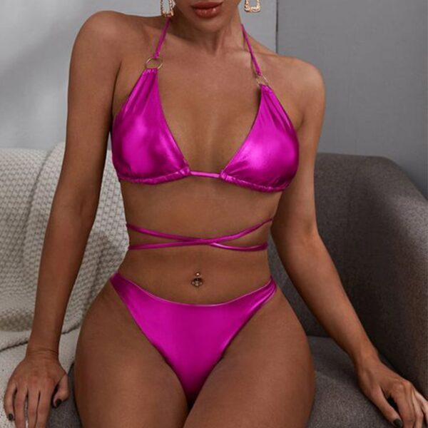 Shiny Underwire Swimwear