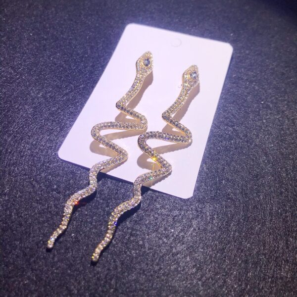 Sparkly Snake Earrings