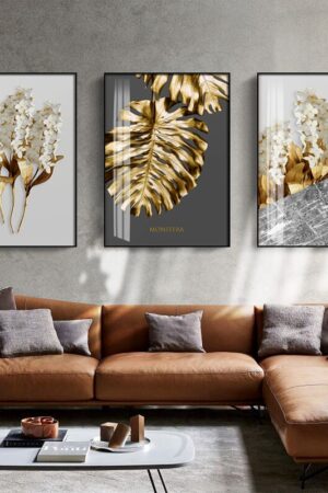 Abstract Leaf Wall Art