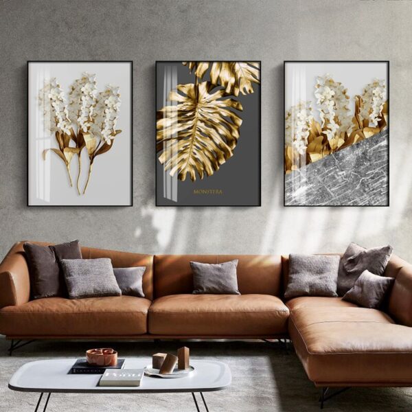 Abstract Leaf Wall Art