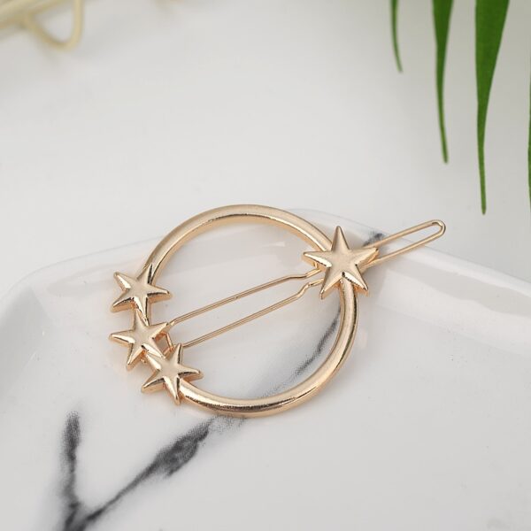 Alloy Moon Hair Clip