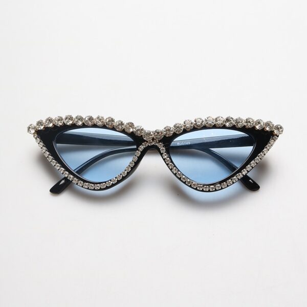 Crystal Cat Eye Sunglasses